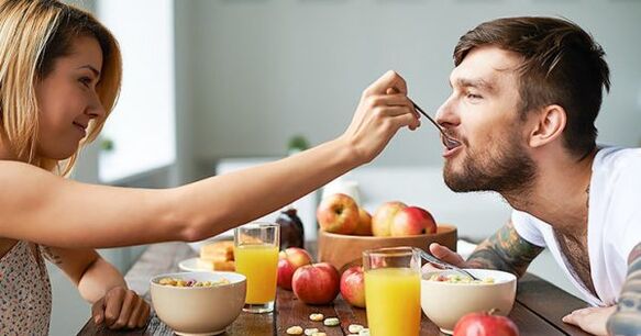 Comida por potencia